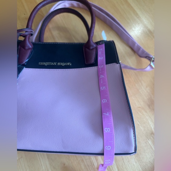Christian Siriano for Payless Purse Handbag. NWT pink and burgundy. - Picture 5 of 8